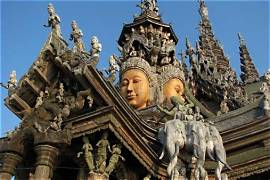 Pattaya City Tours with Sanctaury of Truth 
